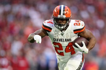 Cleveland Browns running back Nick Chubb