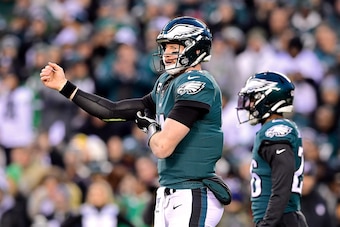 Philadelphia Eagles quarterback Carson Wentz