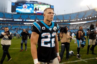 Carolina Panthers running back Christian McCaffrey