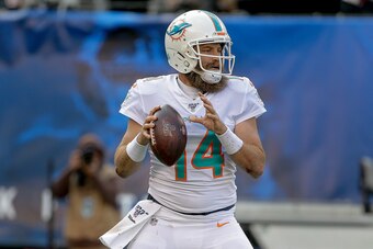 Miami Dolphins quarterback Ryan Fitzpatrick