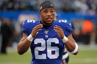 New York Giants running back Saquon Barkley