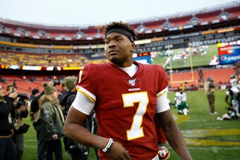 Washington Redskins quarterback Dwayne Haskins
