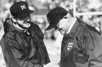 Bo Schembechler and Woody Hayes