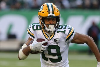 Green Bay Packers wide receiver Equanimeous St. Brown