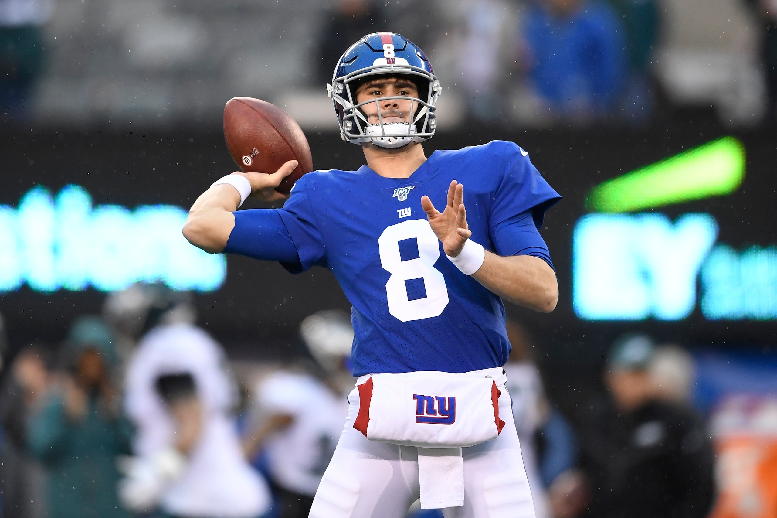 New York Giants quarterback Daniel Jones New York Giants quarterback Daniel Jones