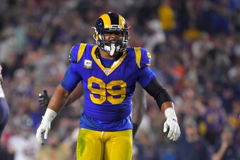 Los Angeles Rams defensive tackle Aaron Donald