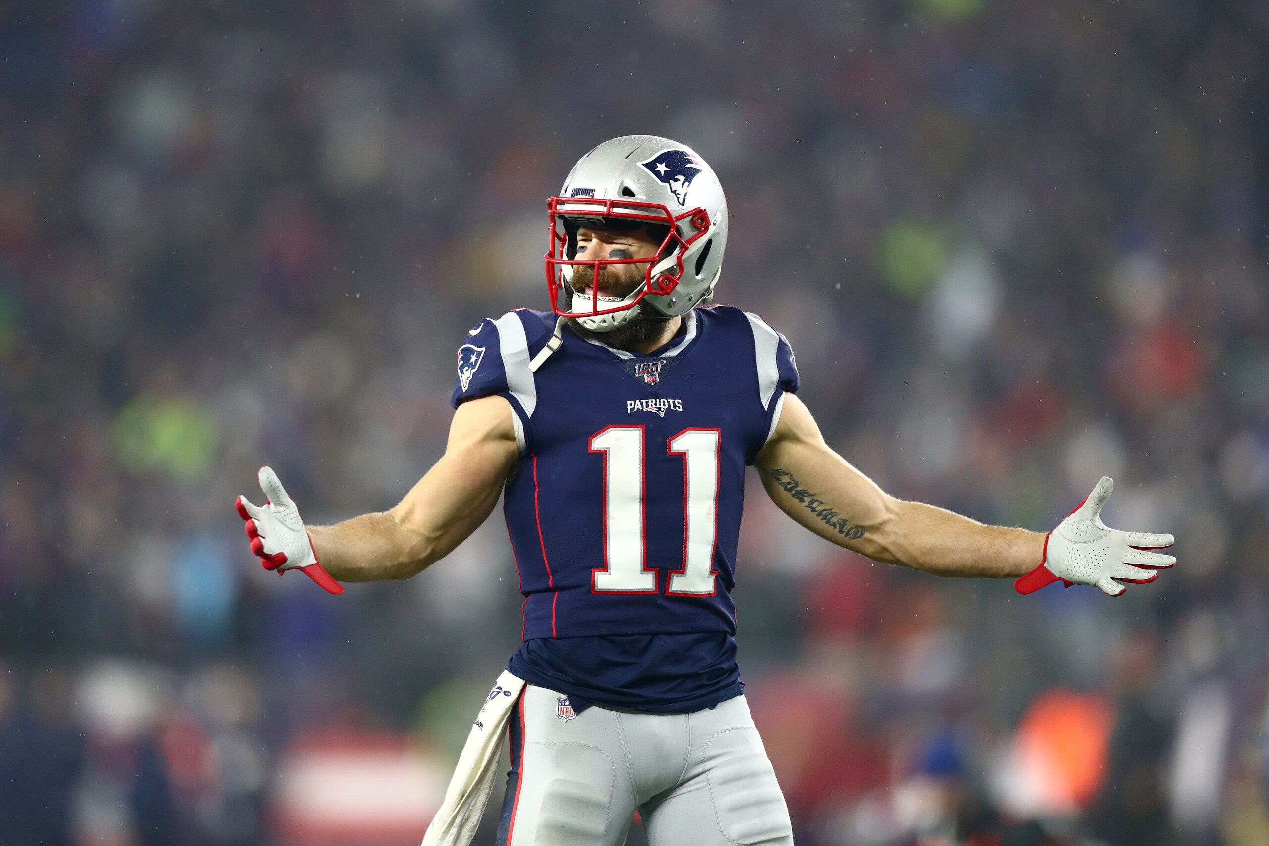 New England Patriots wide receiver Julian Edelman
