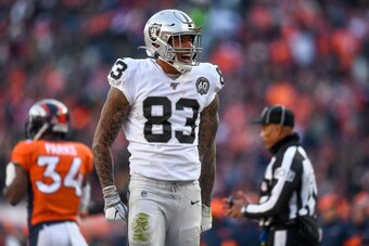 Las Vegas Raiders tight end Darren Waller