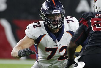Denver Broncos left tackle Garett Bolles