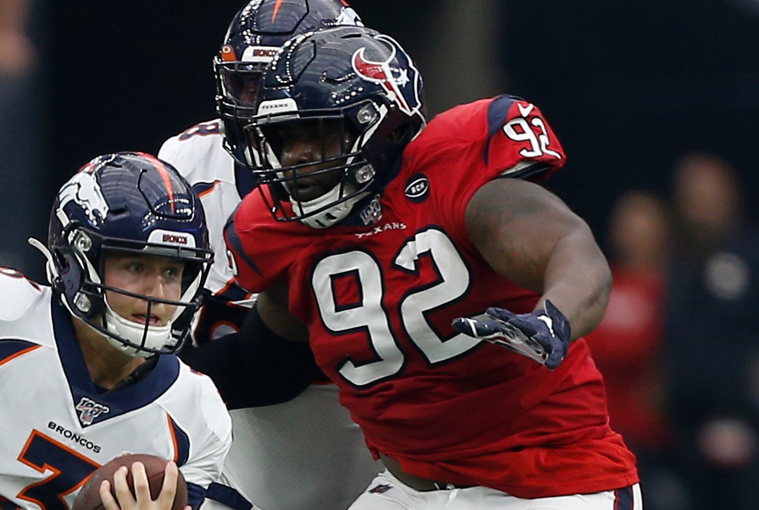 Houston Texans defensive tackle Brandon Dunn Houston Texans defensive tackle Brandon Dunn