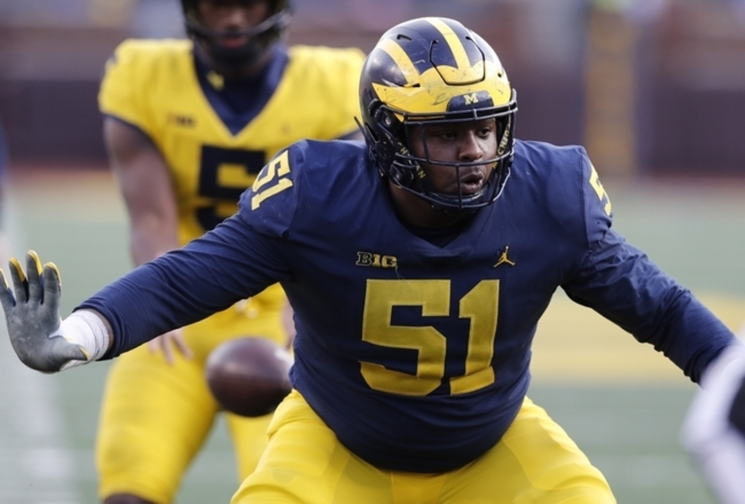 New Orleans Saints offensive lineman Cesar Ruiz New Orleans Saints offensive lineman Cesar Ruiz