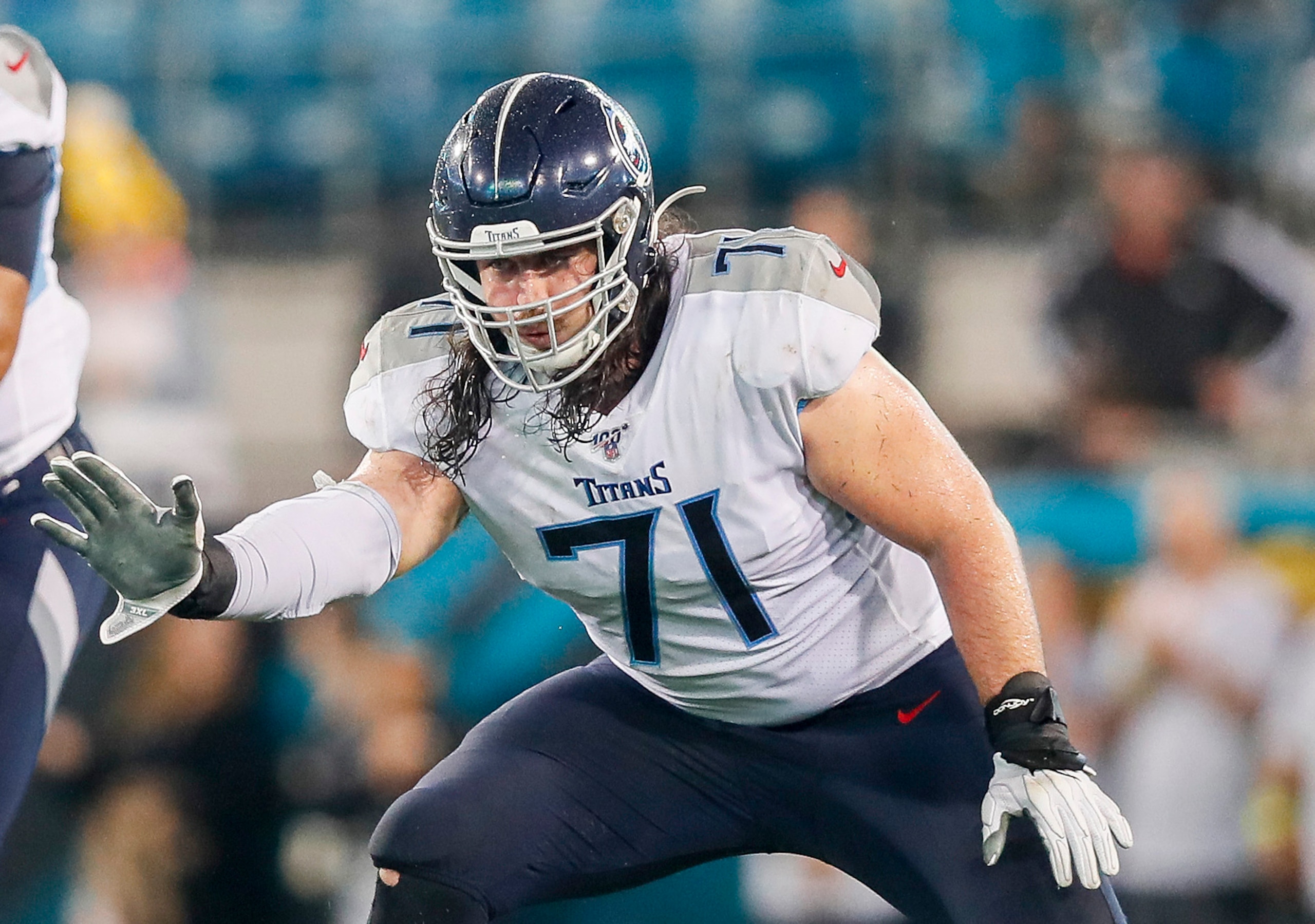 Tennessee Titans offensive tackle Dennis Kelly Tennessee Titans offensive tackle Dennis Kelly