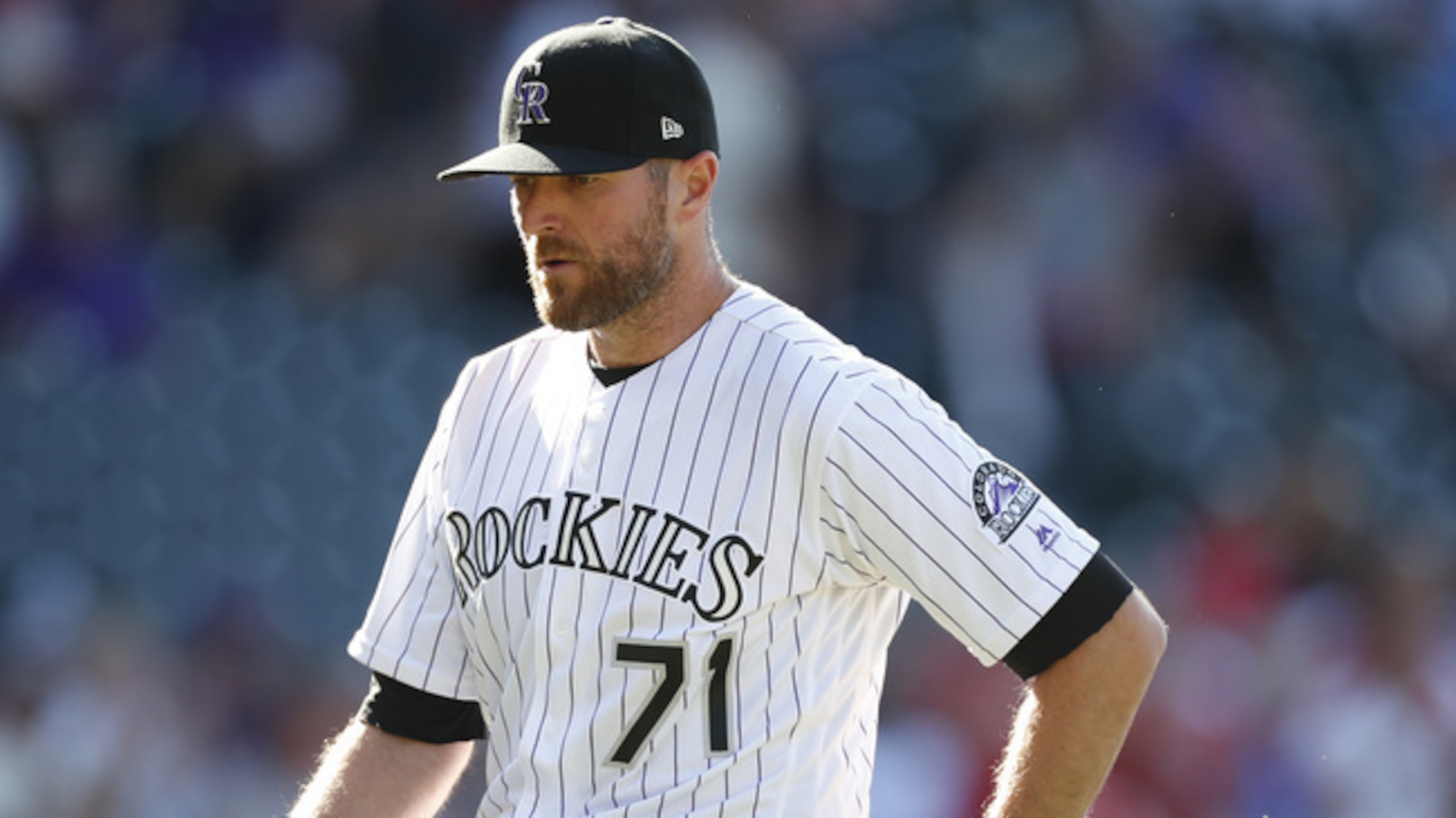Colorado Rockies right-hander Wade Davis