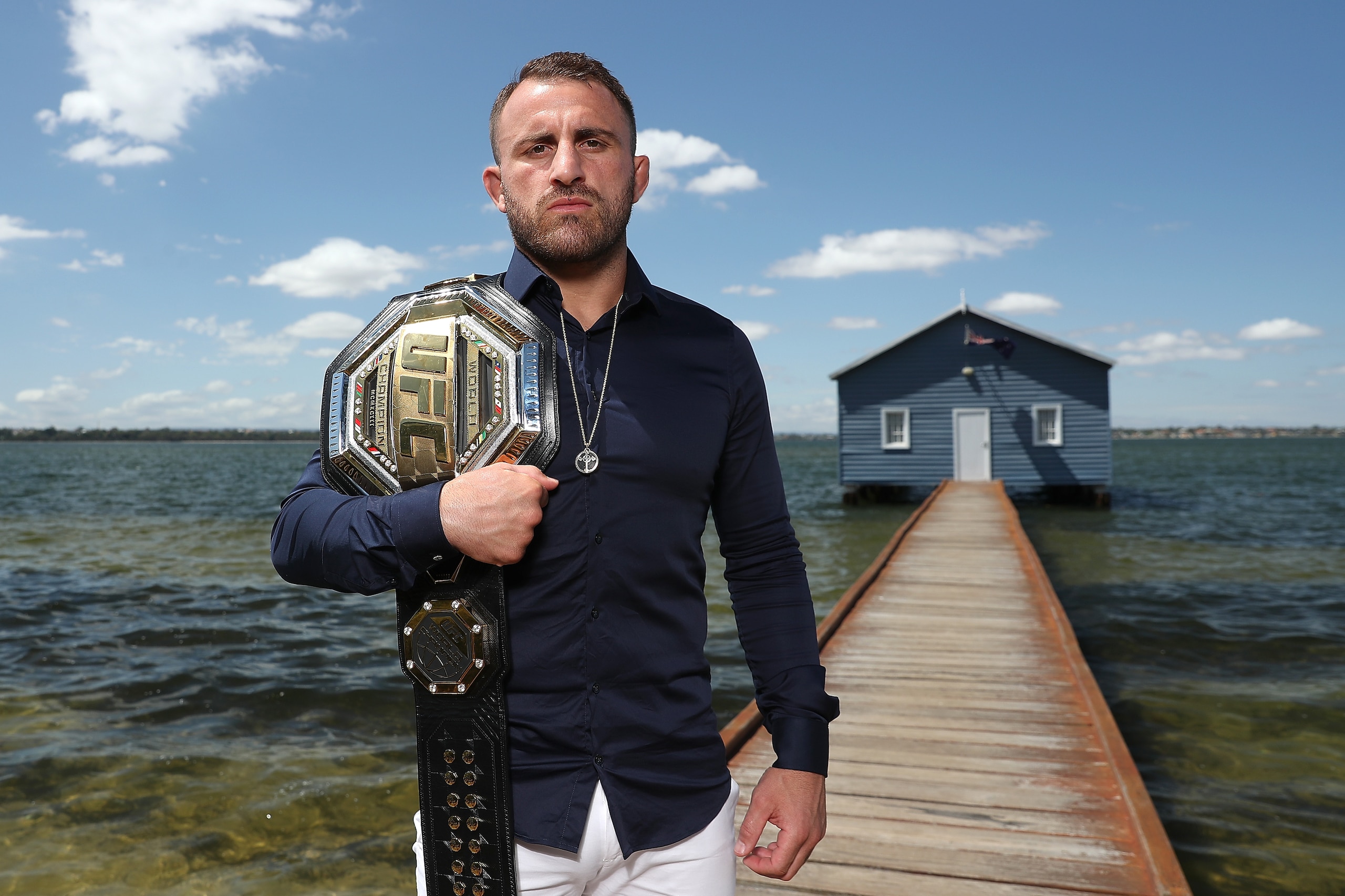 There's a new featherweight champion, and he's not to be messed with.