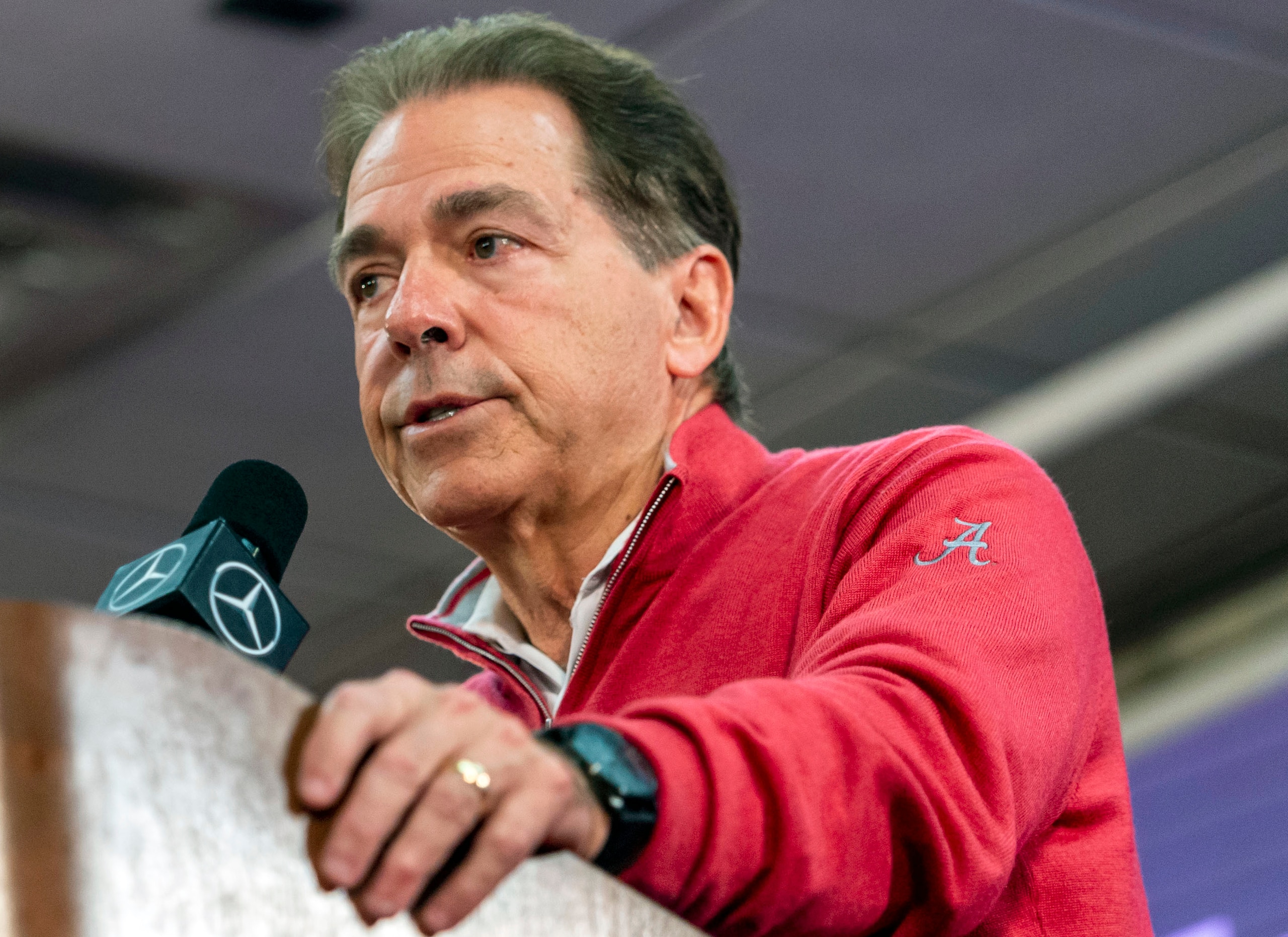 Alabama head coach Nick Saban