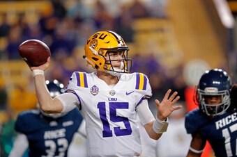 LSU QB Myles Brennan