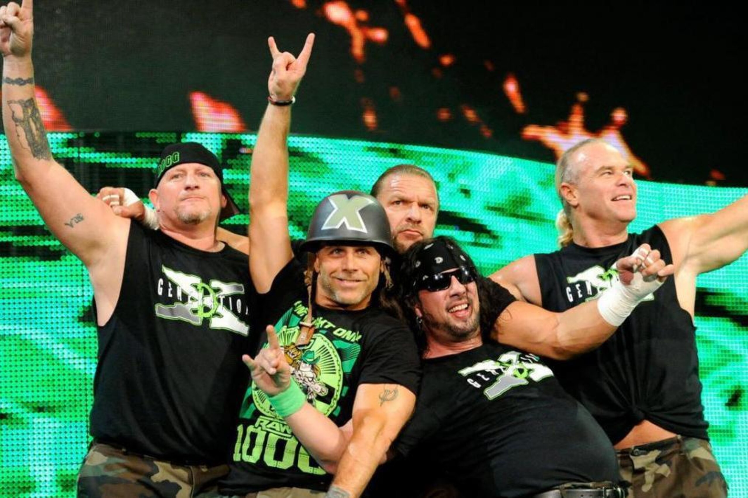 DX at Raw 1000.