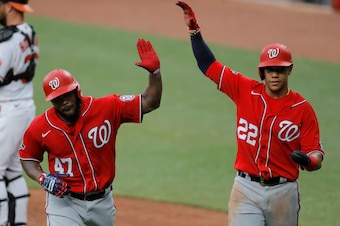 Howie Kendrick and Juan Soto