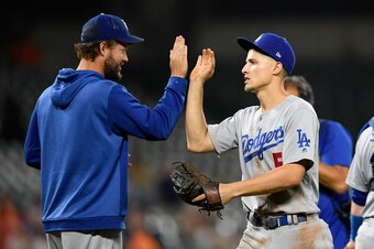 Clayton Kershaw and Corey Seager