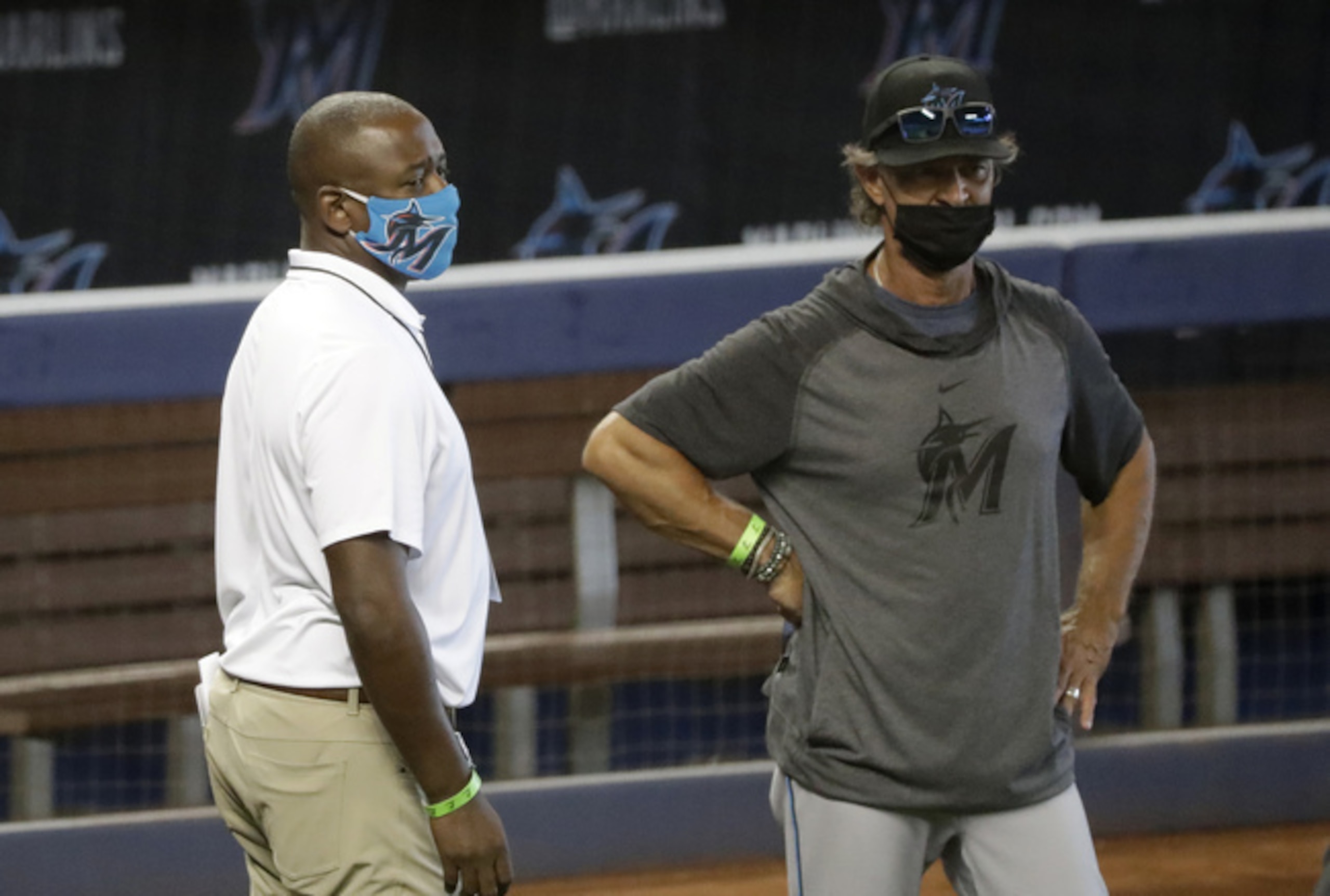 Michael Hill and Don Mattingly