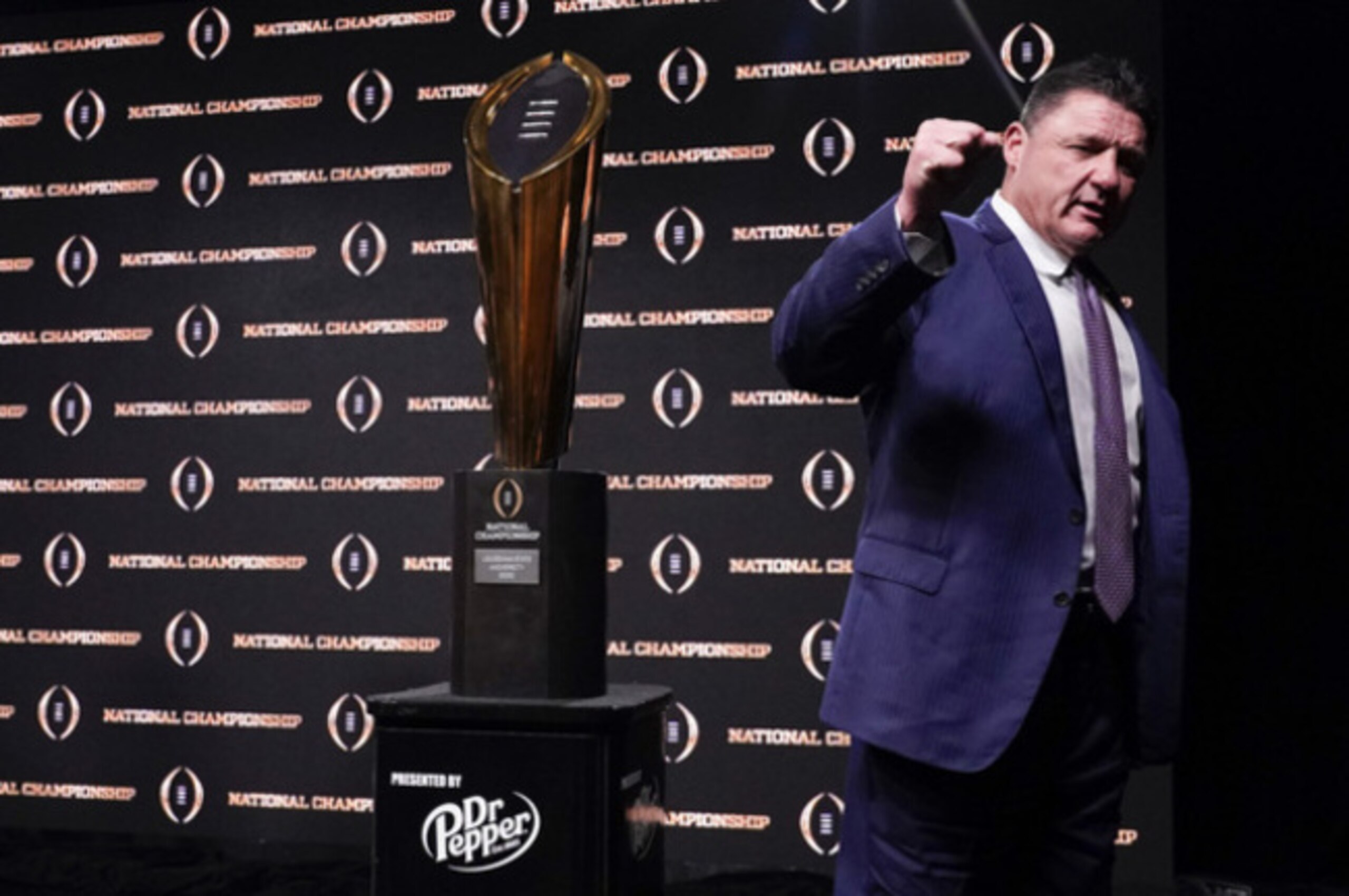 LSU coach Ed Orgeron