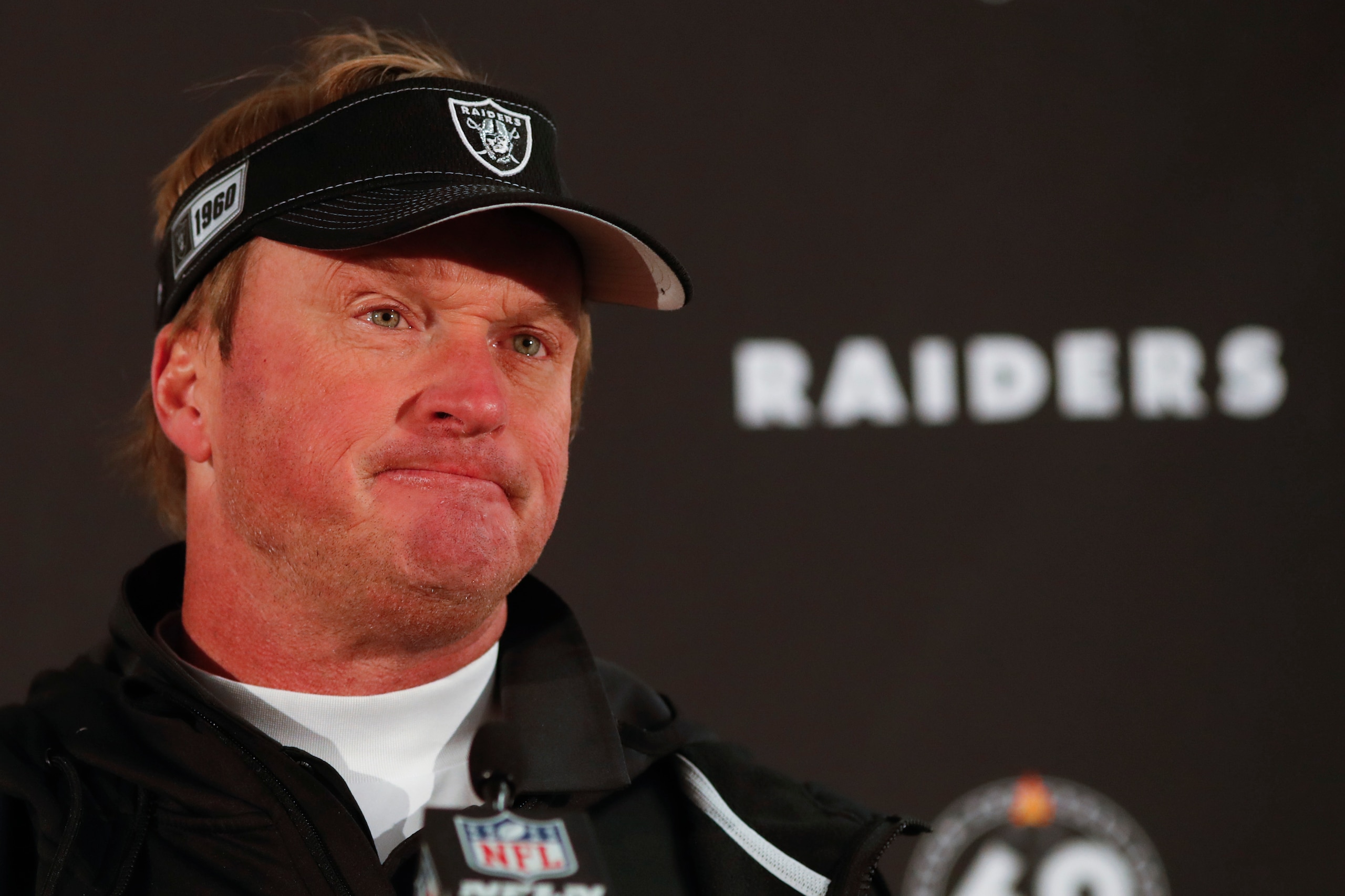 Raiders head coach Jon Gruden Raiders head coach Jon Gruden