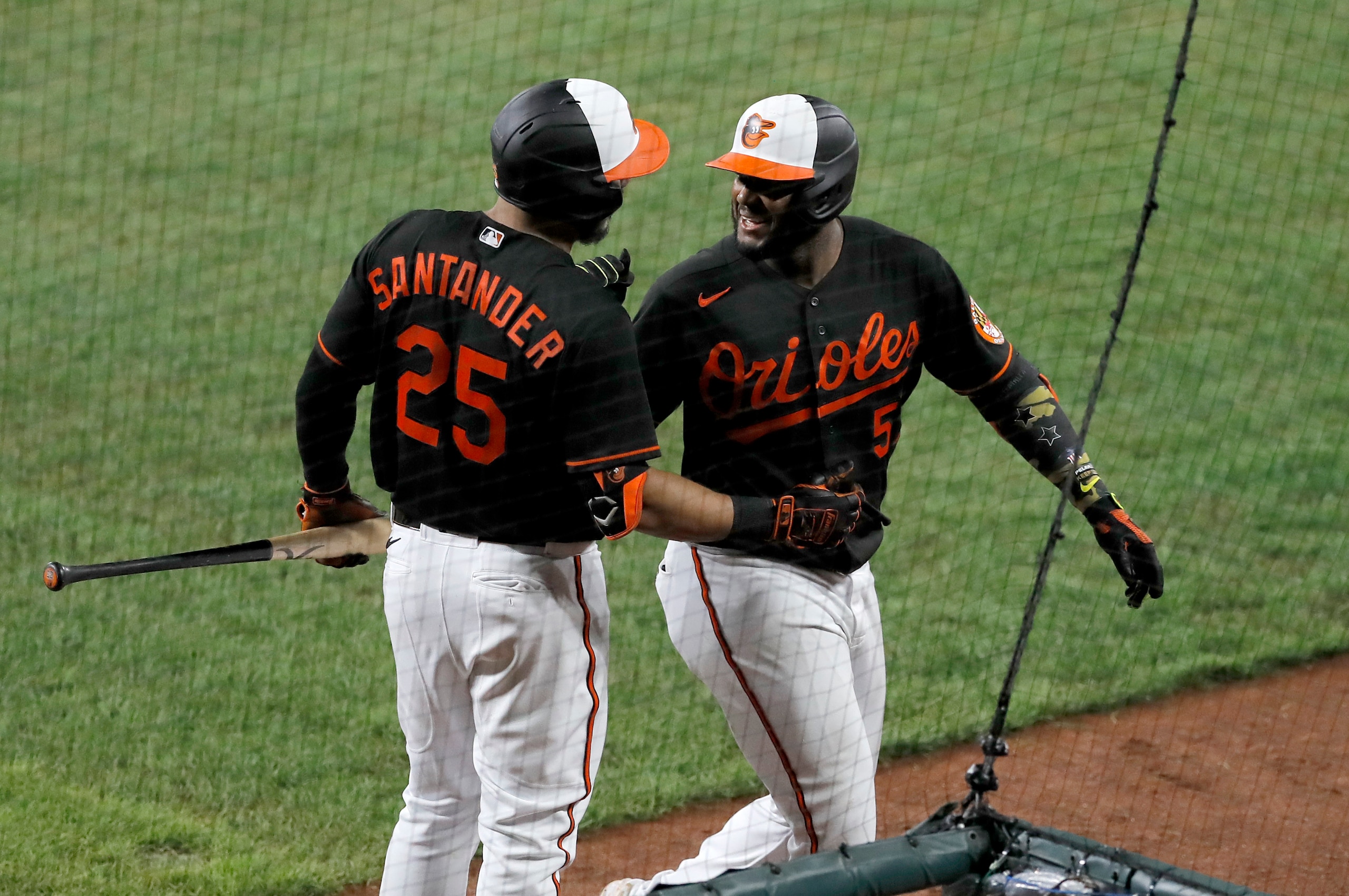 Anthony Santander and Hanser Alberto Anthony Santander and Hanser Alberto