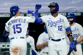 Whit Merrifield and Jorge Soler