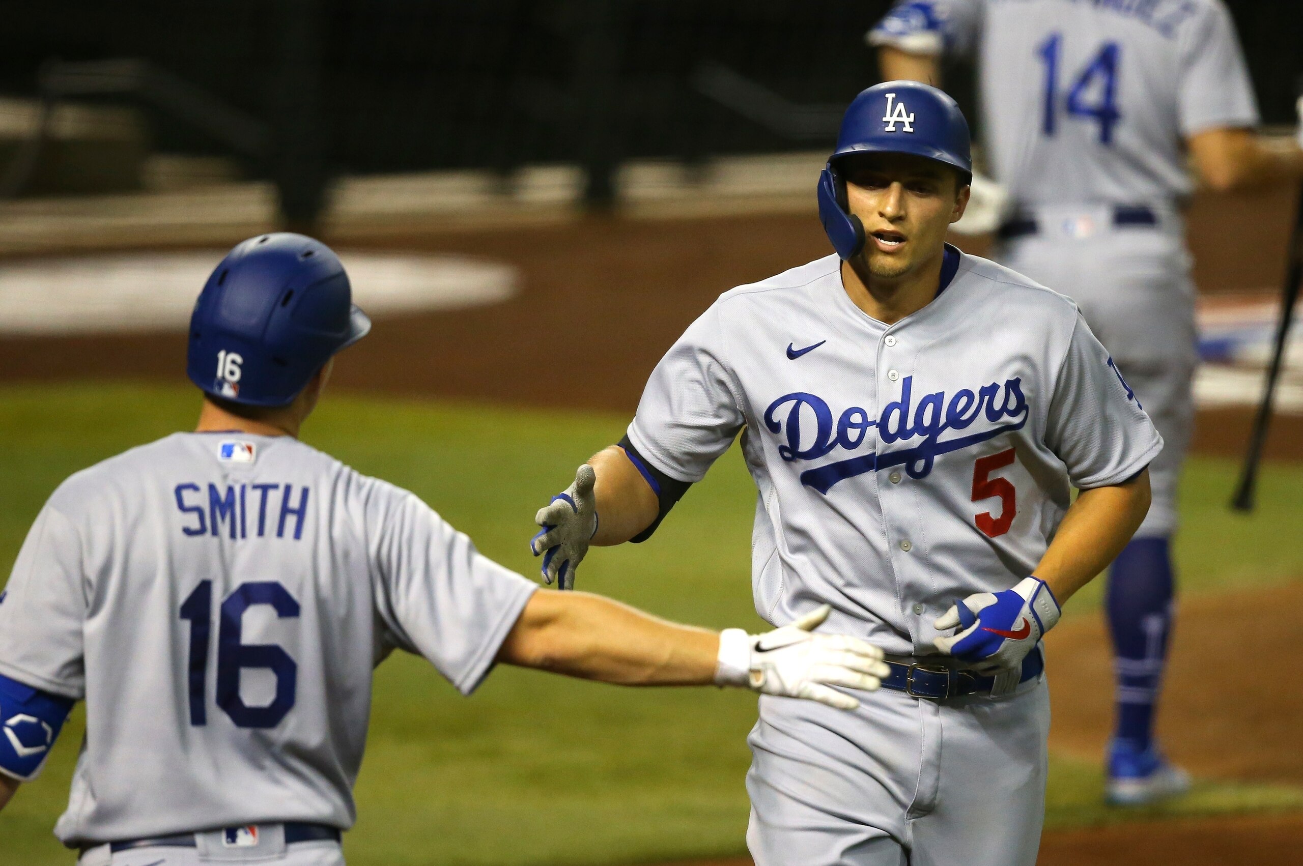 Will Smith and Corey Seager Will Smith and Corey Seager