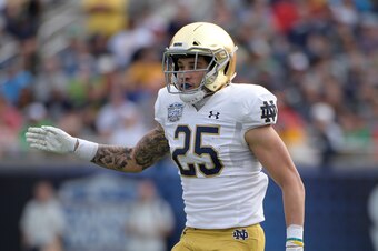 Notre Dame's Braden Lenzy