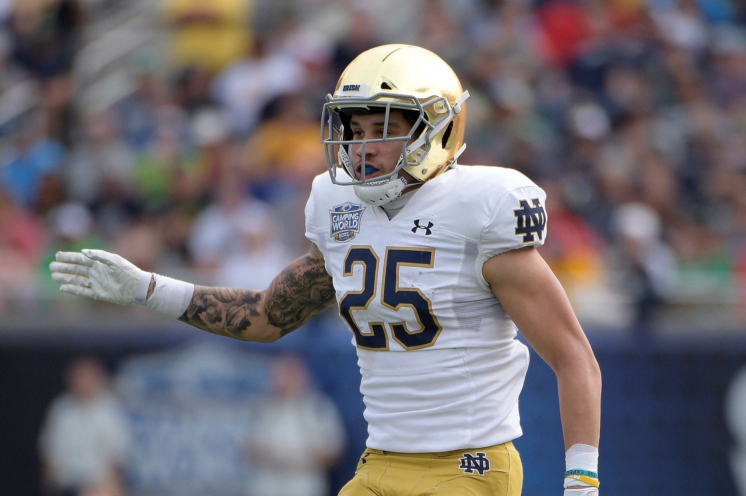 Notre Dame's Braden Lenzy