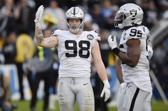 Raiders edge-rusher Maxx Crosby