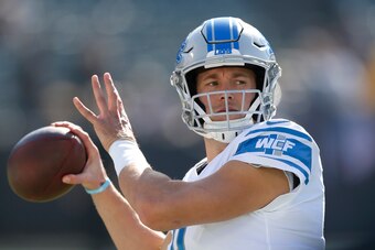 Detroit Lions quarterback Matthew Stafford