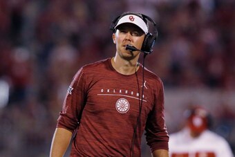 Oklahoma head coach Lincoln Riley