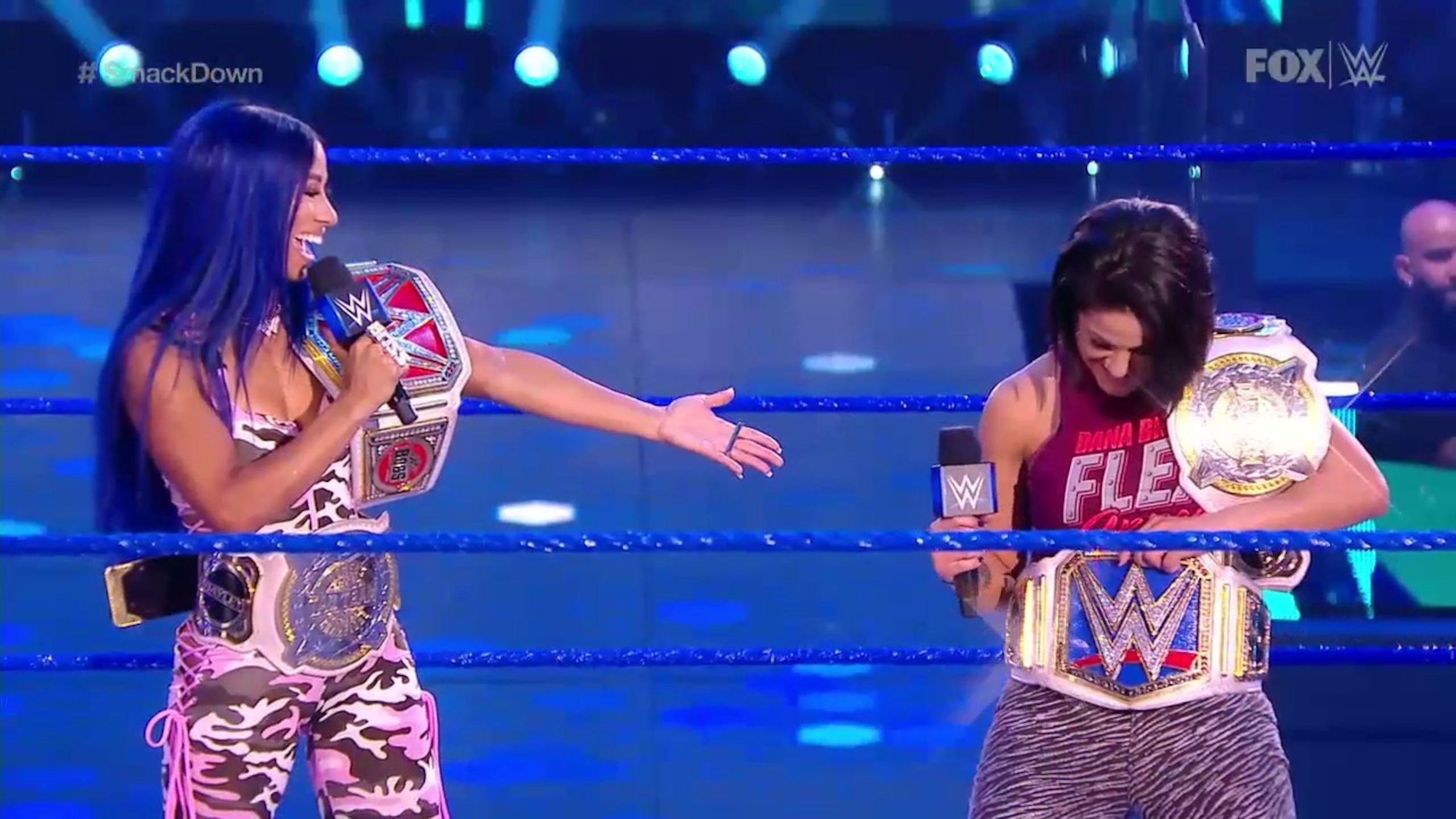 Can Asuka take two of the belts away from The Golden Role Models?