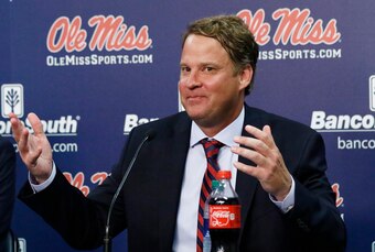 Ole Miss head coach Lane Kiffin