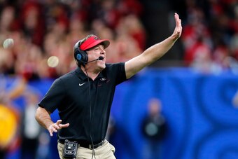 Georgia head coach Kirby Smart