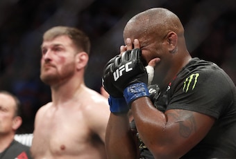 Daniel Cormier suffered an injury due to an accidental foul.