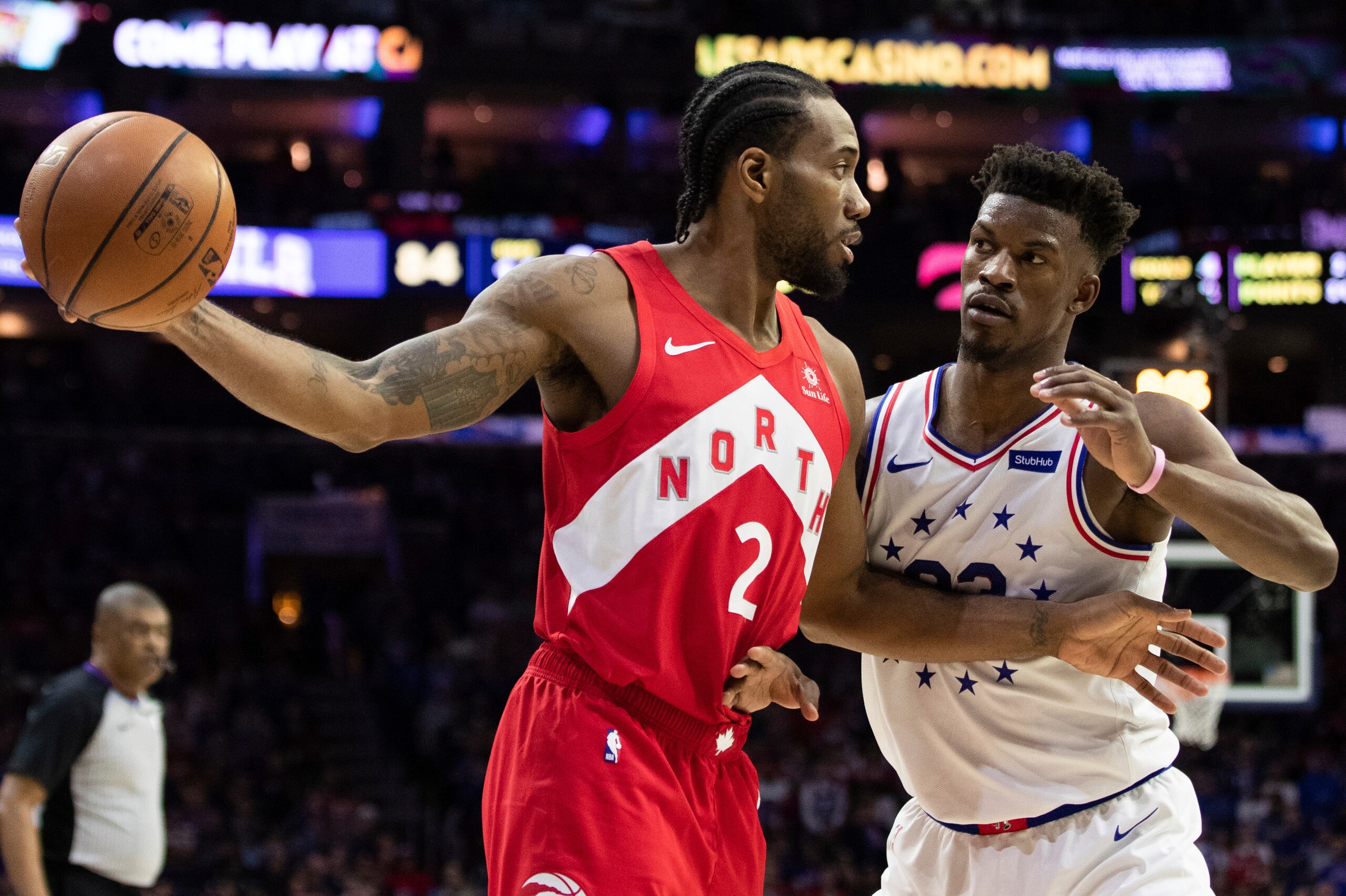 Kawhi Leonard's heroics eliminated the 76ers in the 2019 playoffs.