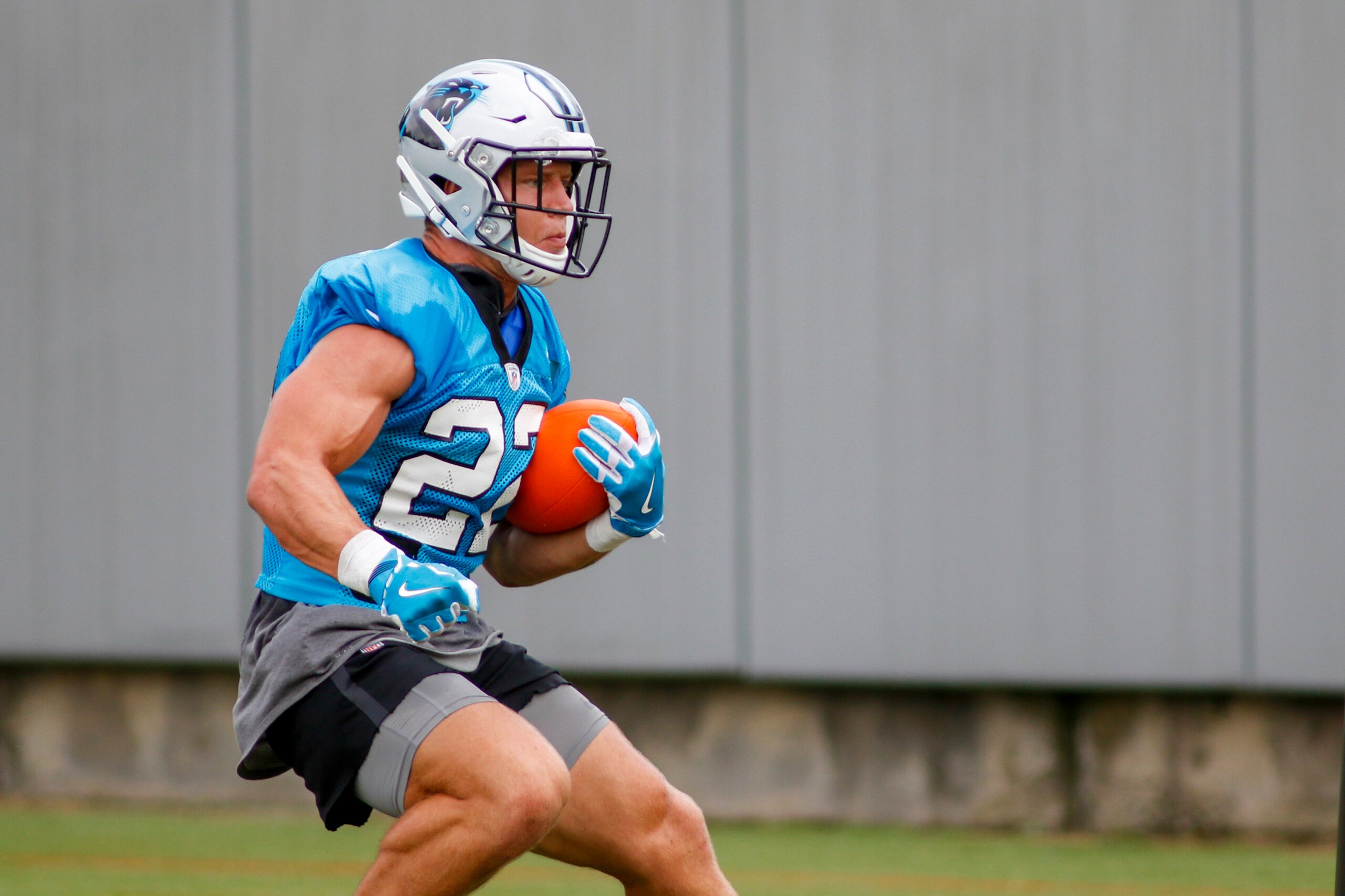 Carolina Panthers running back Christian McCaffrey