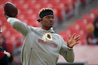 Washington Football Team quarterback Dwayne Haskins
