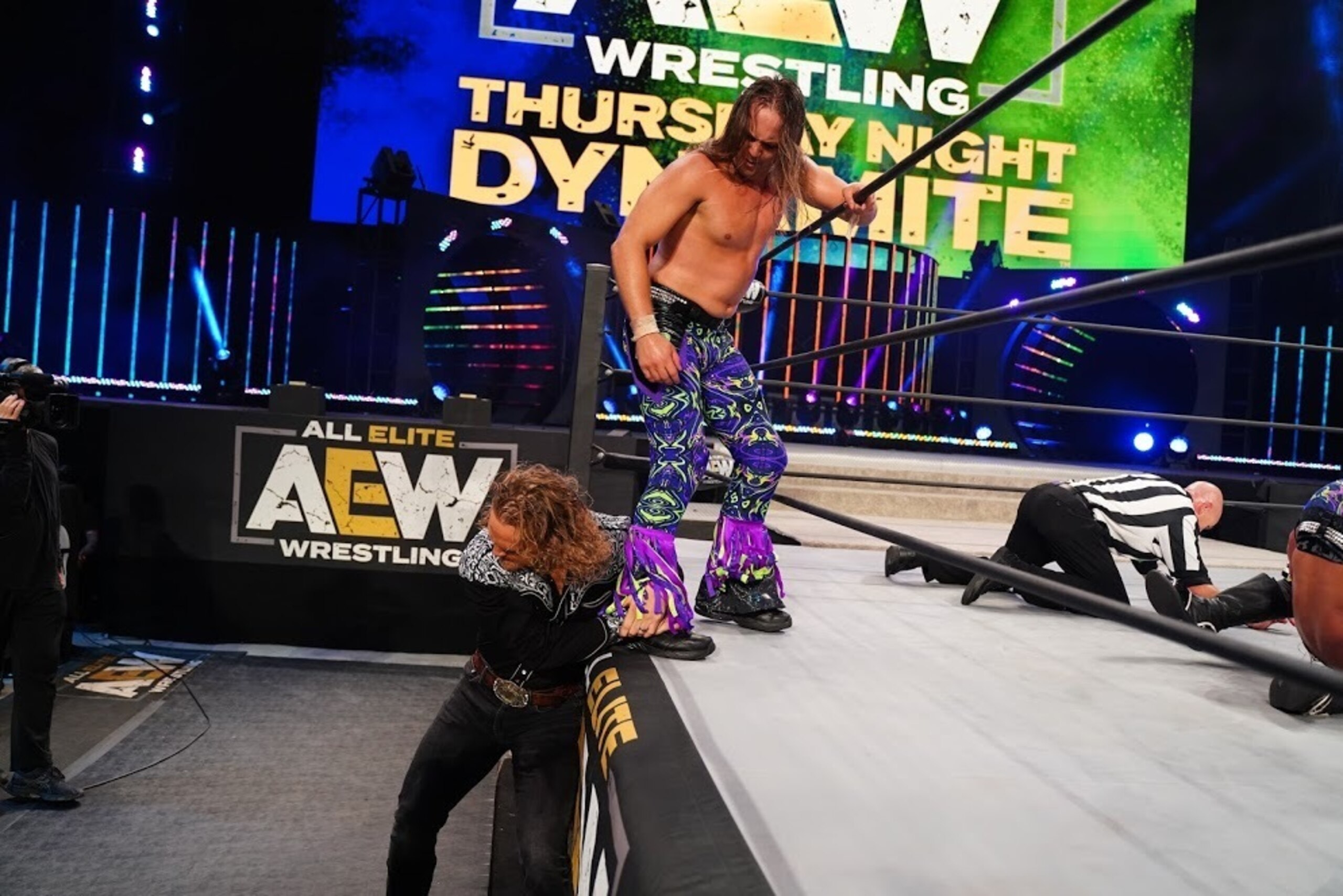 Adam Page costs the Young Bucks a title shot.