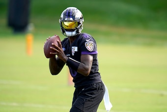 Baltimore Ravens quarterback Lamar Jackson