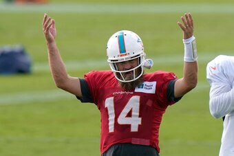 Miami Dolphins quarterback Ryan Fitzpatrick