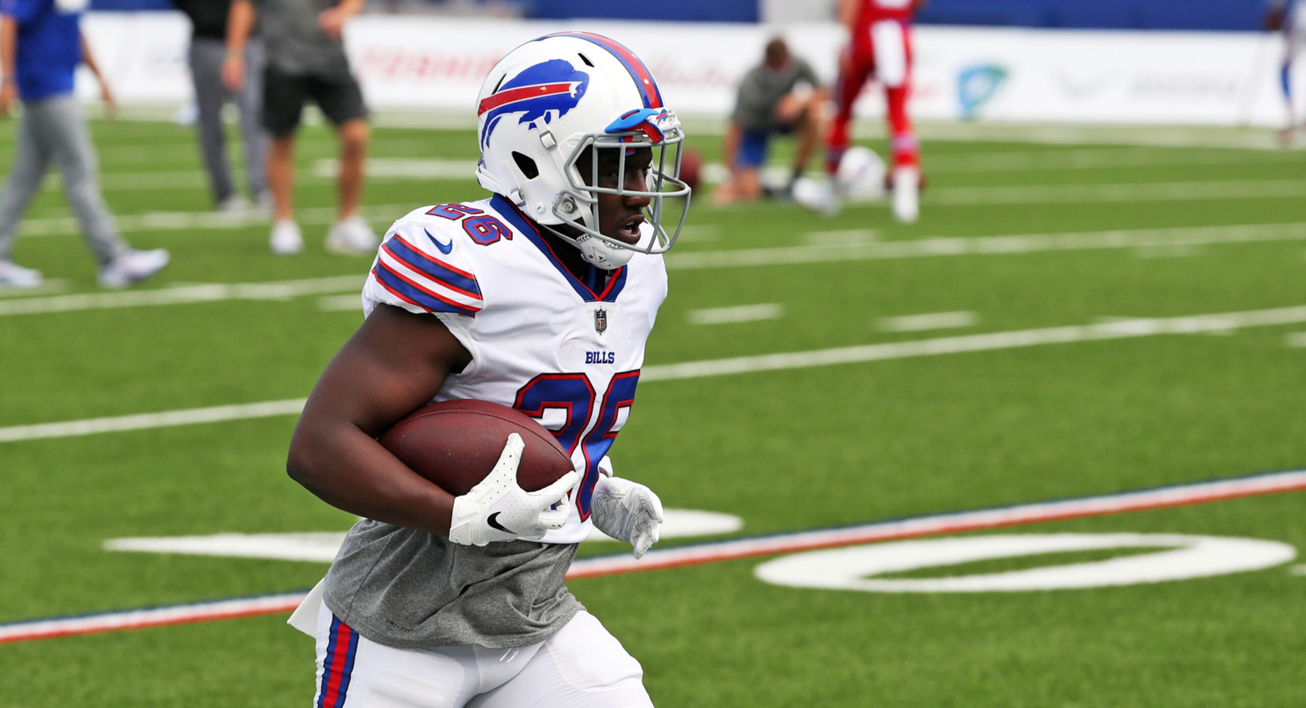 Buffalo Bills running back Devin Singletary Buffalo Bills running back Devin Singletary