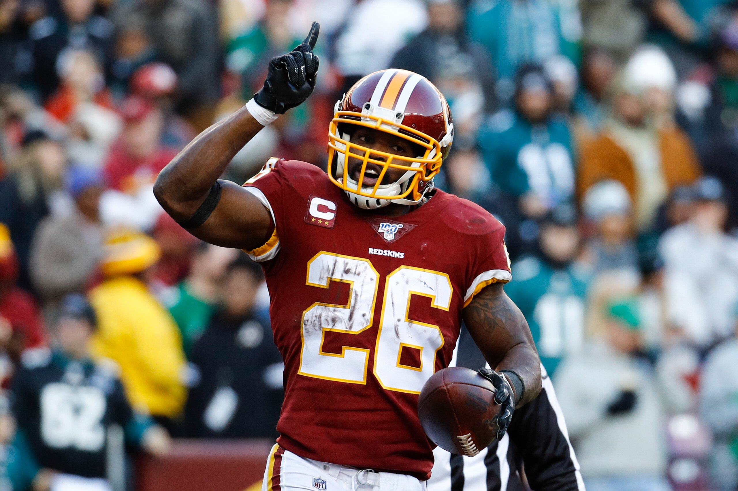 Washington Football Team running back Adrian Peterson Washington Football Team running back Adrian Peterson