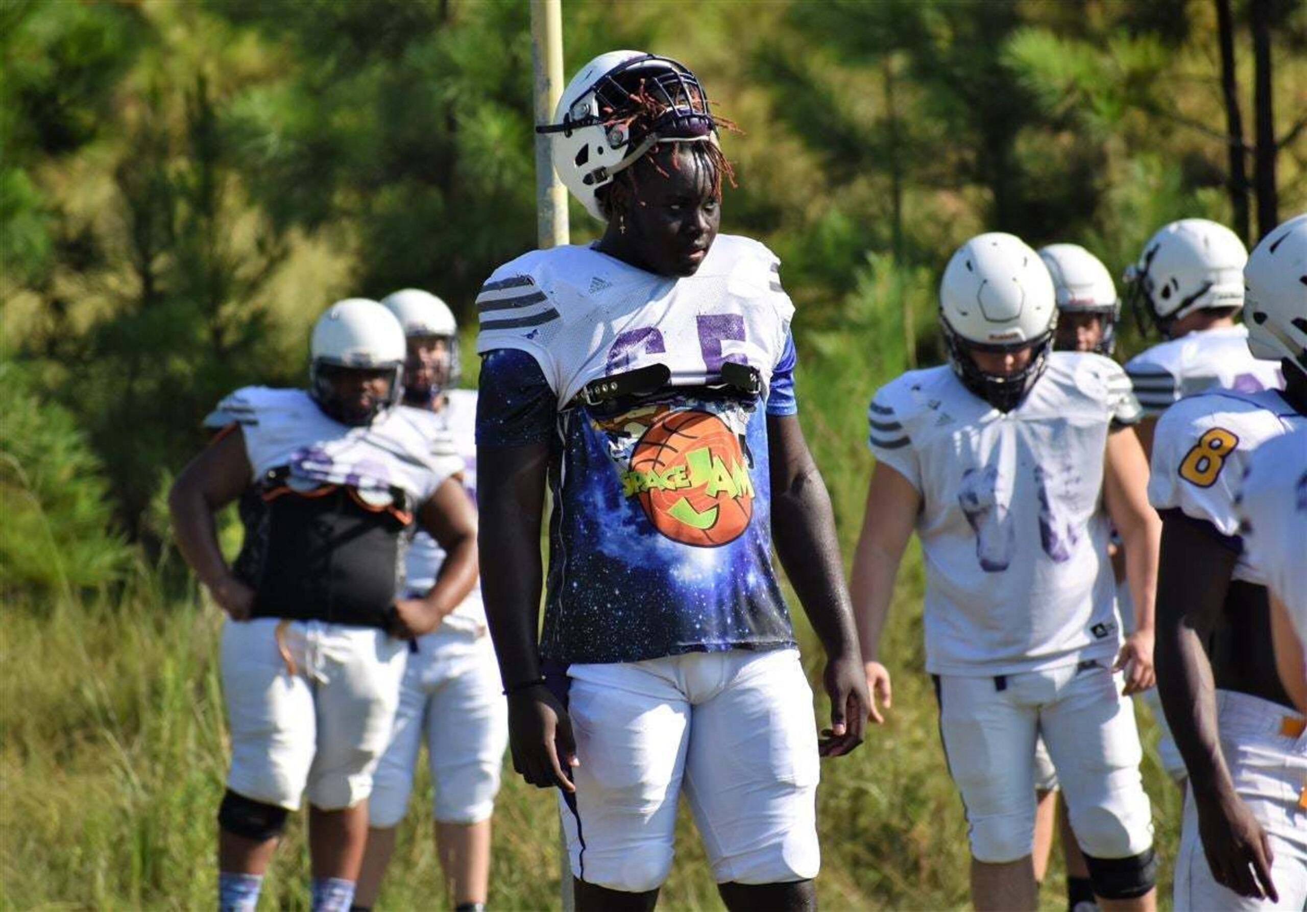 It's an SEC battle for Amarius Mims. It's an SEC battle for Amarius Mims.