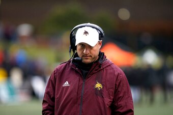 Texas State coach Jake Spavital