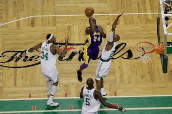 Paul Pierce, Kobe Bryant, Kevin Garnett and Ray Allen