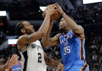 Kawhi Leonard and Kevin Durant